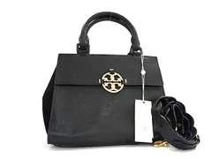 ■新品■未使用■ TORY BURCH トリーバーチ レザー 2WAY ショルダーバッグ ハンドバッグ 斜め掛け レディース ブラック系 BS1711