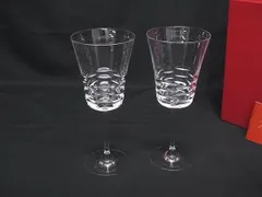 ■新品同様■ Baccarat バカラ ローラ グラス 食器 テーブルウェア 2客セット クリア BR1393のサムネイル