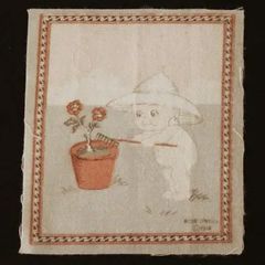 テディベア 木製額絵 カントリー レトロ ビンテージ アート - メルカリ