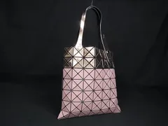 ■極美品■ BAO BAO ISSEY MIYAKE バオバオイッセイミヤケ プリズム PVC ハンドバッグ トートバッグ ピンクベージュ系 BP7132