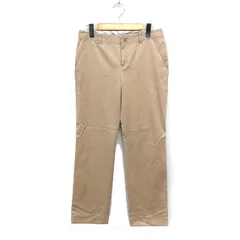 コムサイズム COMME CA ISM チノパン ストレート ロング 無地 コットン 綿 M ベージュ /FT17