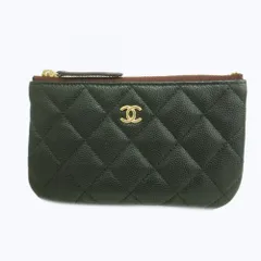 シャネル(Chanel) シャネル 財布・コインケース マトラッセ キャビアスキン ブラック シャンパンレディース