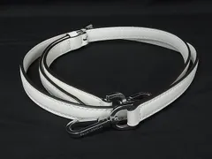 ■美品■ MICHAEL KORS マイケルコース レザー バッグ用 ショルダーストラップ クロスボディ 斜め掛け 肩掛け オフホワイト系 BP7286