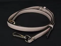 ■美品■ COACH コーチ レザー バッグ用 ショルダーストラップ クロスボディ 斜め掛け 肩掛け レディース ピンクベージュ系 BT1867