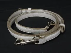 ■美品■ COACH コーチ レザー バッグ用 ショルダーストラップ クロスボディ 斜め掛け 肩掛け レディース アイボリー系 BT1864