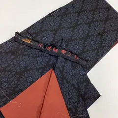 新品未使用　袷着物　本場奄美大島紬　正絹　R299