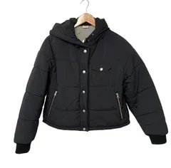  champion チャンピオン　ダウンコート　ショート丈　レディース　ブラック　黒　Mサイズ【ZK84】