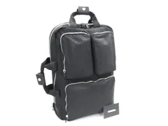 ■新品同様■ DIESEL ディーゼル TRI-FUN ナイロン 2WAY ハンドバッグ ビジネスバッグ リュックサック メンズブラック系 FV6987