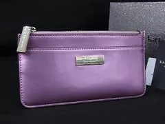 ■新品■未使用■kate spade ケイトスペード KJ013 パテントレザー フラグメントケース コインケース コインパース ピンク系 BN7476