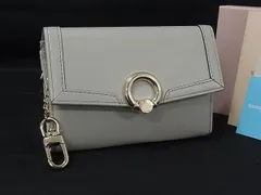■新品■未使用■ Samantha Thavasa サマンサタバサ レザー コインケース コインパース 小銭入れ グレージュ系 BN7503