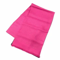 エルメス(Hermes) エルメス スカーフ マフラー ダブルフェイス レディース パープル シルク ドット柄 水玉柄