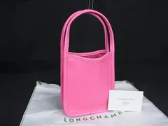 ■新品■未使用■ LONGCHAMP ロンシャン ルフローネXS レザー ハンドバッグ トートバッグ レディース ピンク系 FV7013