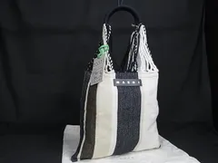 ■新品■未使用■ MARNI マルニ フラワーカフェ マーケット ハンモック キャンバス トートバッグ ハンドバッグ マルチカラー FX1077