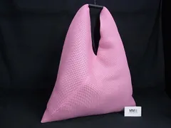 ■新品■未使用■ MM6 Maison エムエムシックス メゾン マルジェラ ジャパニーズ ナイロン ハンドバッグ レディース ピンク系 FX0648