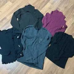 タートルネック 長袖 ウール5点全て