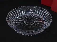 ■新品同様■ Baccarat バカラ ミルニュイ クリスタルガラス 灰皿 アッシュトレイ 小物入れ インテリア クリア BQ3311のサムネイル