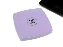 ■新品同様■ CHANEL シャネル ココマーク ミロワール ドゥーブル ファセット 折り畳み コンパクトミラー パープル系 FX1768