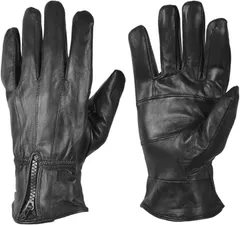 株式会社カツト ラム革 手袋 ラムレザー手袋 冬用手袋 羊革 シープスキン 本革 革手袋 おしゃれな手袋 黒 ビジネス カジュアル メンズ 紳士 スーツ 暖かい 防寒 (TB-001,  L)