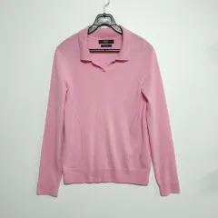 (傷発見DC)カシミア100% ニット / いちごミルク ピンク / 55 66