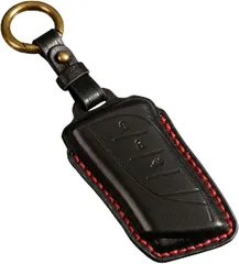 Krovat 互換 レクサス キーケース 高級本革 キーカバー LEXUS NX RX UX LBX 第3世代 専用設計 (ブラック)