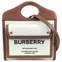 BURBERRY ロゴ ショルダー ハンドバッグ バーバリー 8031746 - メルカリ