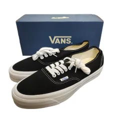 VANS ヴァンズ LX AUTHENTIC REISSUE 44 オーセンティック ローカット スニーカー 507452 26.5cm ブラック/ホワイト メンズ