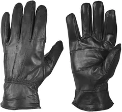 株式会社カツト ラム革 手袋 ラムレザー手袋 冬用手袋 羊革 シープスキン 本革 革手袋 おしゃれな手袋 黒 ビジネス カジュアル メンズ 紳士 スーツ 暖かい 防寒 (TB-005,  M)