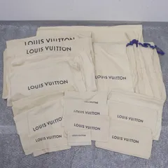 IT6OKS8U42BP LOUIS VUITTON ルイヴィトン 保存袋 保管袋 布袋 巾着袋 大 小 現行 まとめ ガーメント 布 ロゴ 28枚