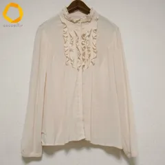 #anc レリアン Leilian シャツ・ブラウス 13+ ピンク系 フリル パールボタン 大きいサイズ レディース [989972]