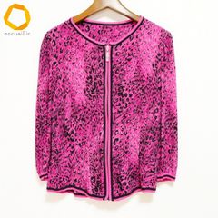 未使用 TOCCA タグ付 アジサイカーディガン ストレッチ ピンク M