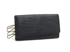 LOUIS VUITTON ルイヴィトン M63822 エピ ミュルティクレ4 4連 キーケース 鍵入れ ノワール ブラック系 DL8796
