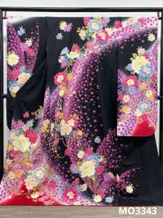 振袖 金彩 貝合わせ 紋意匠 身丈170cm 撥水加工済 MO3334 - メルカリ