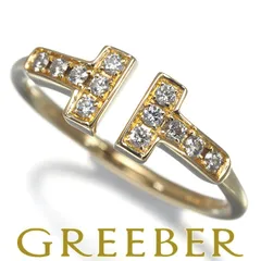 ティファニー リング ダイヤ ダイヤモンド Tワイヤー 8号 K18YG #183018