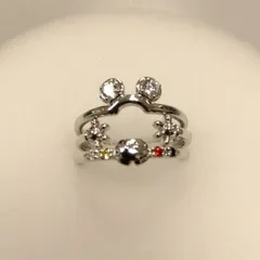 M7  カナルヨンドシー  Canal ４℃  シルバー２セットリング   ディズニーコレクション  キュートなミッキーボディリング☆  品番152544741001 【Disney Collection】  現行販売品   定価税込 ¥19,800