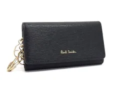 ■美品■ Paul Smith ポールスミス レザー 4連 キーケース 鍵入れ メンズ レディース ブラック系 DL7185