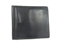 TAKEO KIKUCHI タケオキクチ レザー 二つ折り 財布 ウォレット 札入れ メンズ ブラック系 DL5962