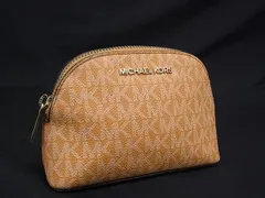 MICHAEL KORS マイケルコース レザー ポーチ マルチケース 小物入れ レディース オレンジ系 DL6283