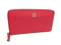 TORY BURCH トリーバーチ レザー ラウンドファスナー 長財布 ウォレット 小銭入れ 札入れ レディース ピンク系 DL6459