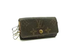 LOUIS VUITTON ルイヴィトン M62631 モノグラム ミュルティクレ4 4連 キーケース 鍵入れ メンズ レディース ブラウン系 DL2189