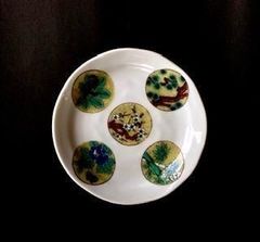 九谷焼 錦山窯 吉田幸央 作 彩色金彩 小皿 - メルカリ