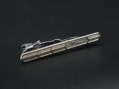 ■美品■ ChristianDior クリスチャンディオール ネクタイピン タイクリップ アクセサリー メンズ シルバー系 DL2123