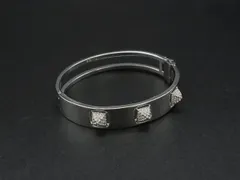 SWAROVSKI スワロフスキー ラインストーン バングル ブレスレット アクセサリー レディース シルバー系 DL2023