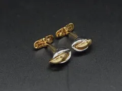 ■美品■ GIVENCHY ジバンシィ カフスボタン カフリンクス アクセサリー 紳士 ビジネス ゴールド系×シルバー系 DL2037のサムネイル