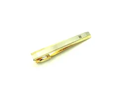 ■美品■ GIVENCHY ジバンシィ ネクタイピン タイクリップ アクセサリー メンズ シルバー系×ゴールド系 DL2043のサムネイル