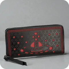 【新品】ヴィヴィアン・ウエストウッド Vivienne Westwood 財布 レディース 5106005MW-L00CP SHINY BLACK/RED