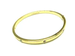 COACH コーチ ラインストーン バングル ブレスレット アクセサリー レディース ゴールド系 DL2864