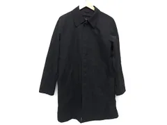 ■美品■Studio by D'URBAN スタジオ バイ ダーバン ポリエステル100％ ライナー付き ステンカラーコート サイズ M ブラック系 DL3824