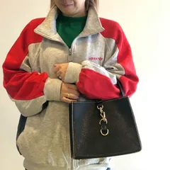 90s JUNKO SHIMADA ジュンコシマダ（49AV）本革 シングルハンドル レザーハンドバッグ ヴィンテージ 古着MIXスタイル 卒入学 260115のサムネイル
