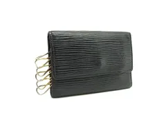LOUIS VUITTON ルイヴィトン M63812 エピ ミュルティクレ6 6連 キーケース 鍵入れ メンズ レディース ブラック系 DK9734