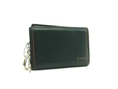 ■美品■ Paul Smith ポールスミス レザー 4連 キーケース コインケース 鍵入れ 小銭入れ メンズ ダークグレー系 DK9739のサムネイル